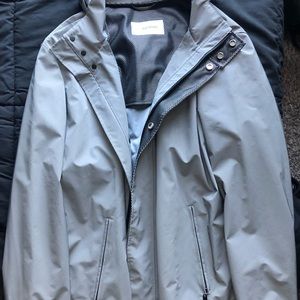 Calvin Klein reflect raincoat with removable hood
